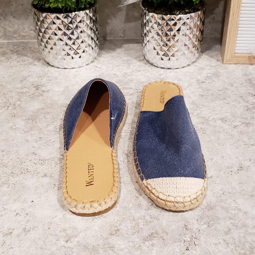 Denim loafers